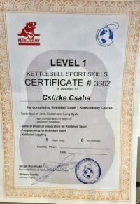 Ketacademy oktatói oklevél